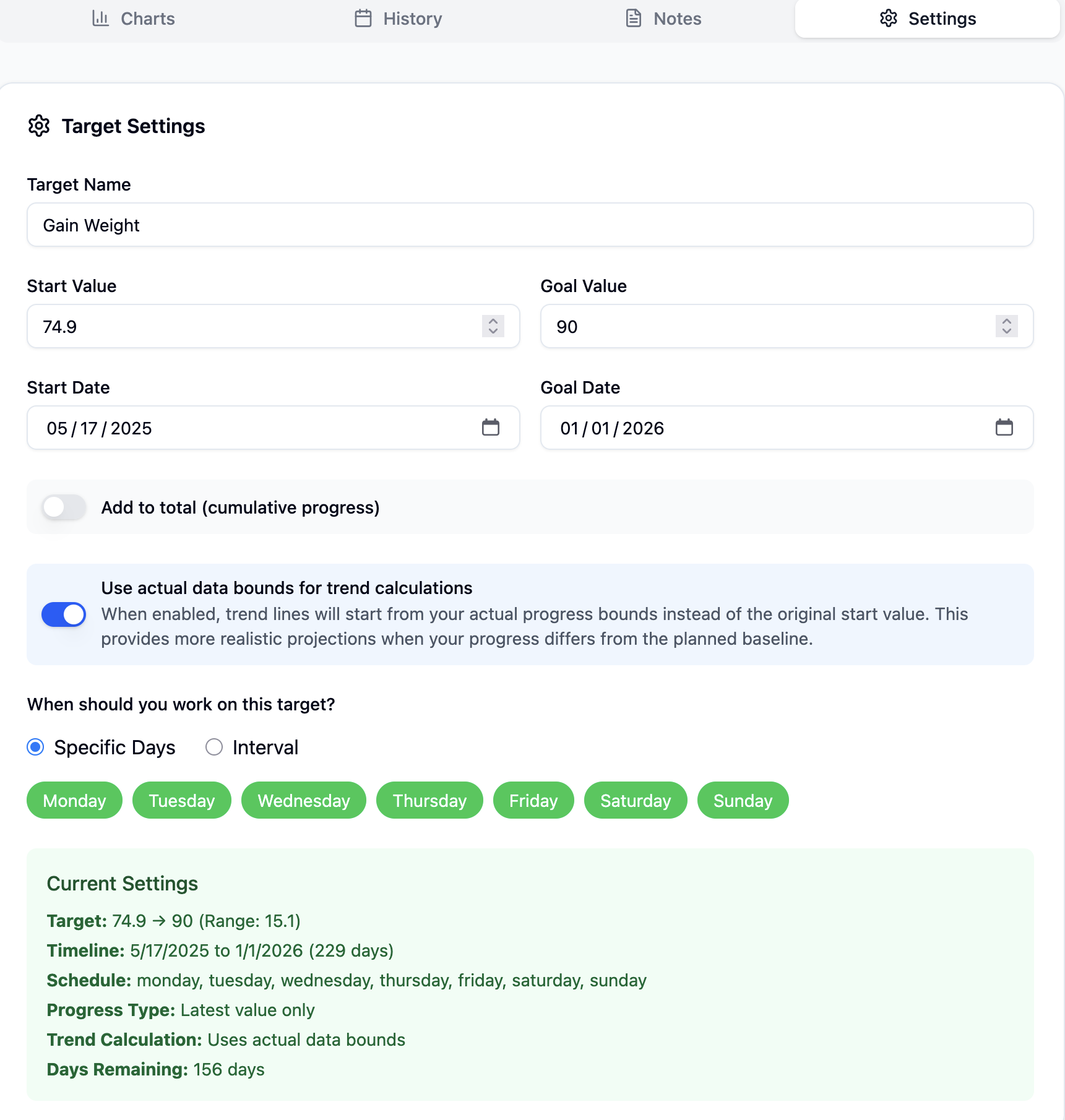Progress Tracker screenshot 4